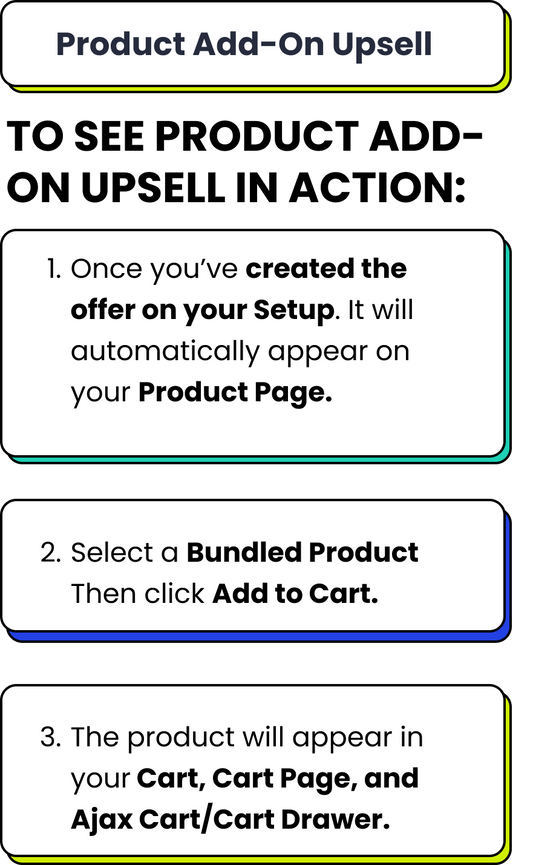 Product Add-On Upsell