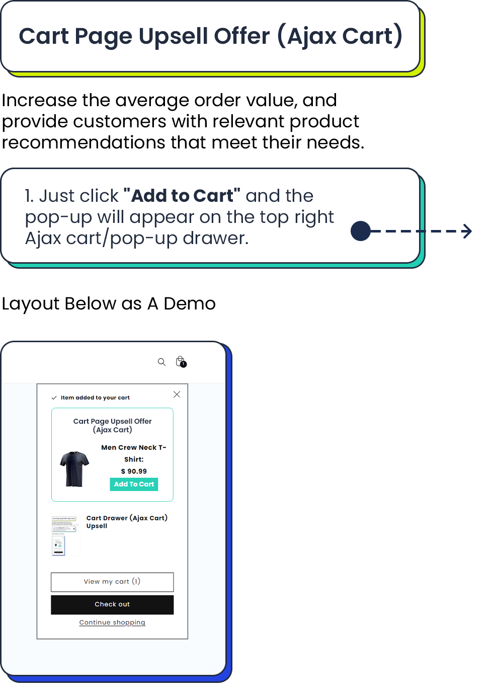 Cart Drawer (Ajax Cart) Upsell